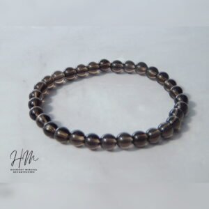 Füstkvarc 6mm Karkötő