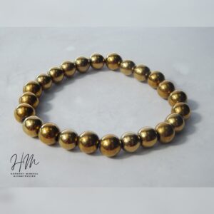 Hematit Arany 8mm Karkötő