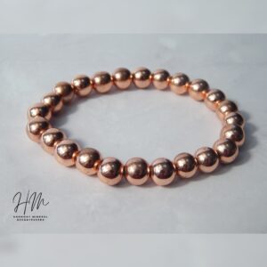 Hematit Rosegold 8mm Karkötő
