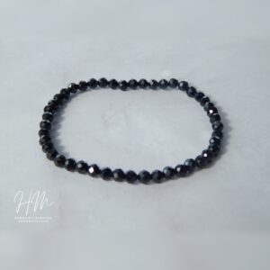 Spinell Fazettált 4mm Karkötő